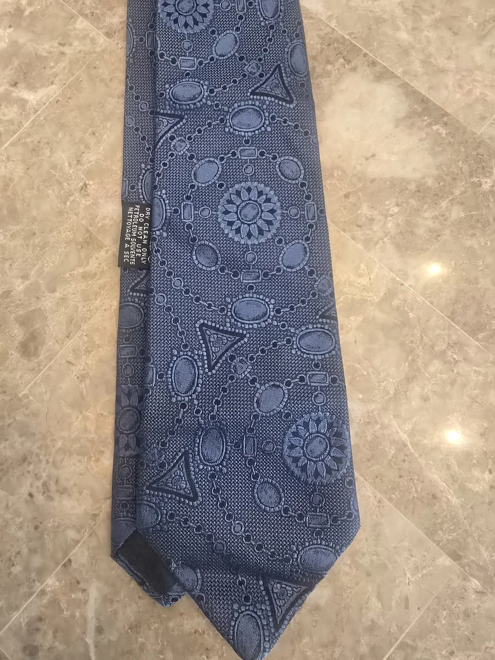 CHANEL  Blue Vintage Tie